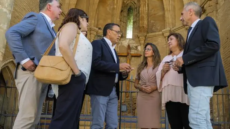 El presidente de la Diputaci&oacute;n, Ignacio Caraballo, participa en la inauguraci&oacute;n del seminario de lanzamiento del proyecto Fortours Interreg Espa&ntilde;a y Portugal en Niebla (Huelva).