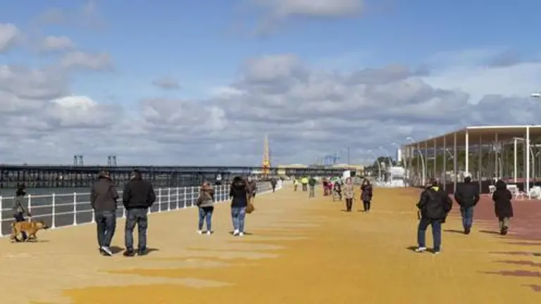HUELVA , 27/02/16 HUELVA - Jornadas puertas abiertas , paseo de la ria , Huelva .Foto: ALBERTO DIAZ archsev