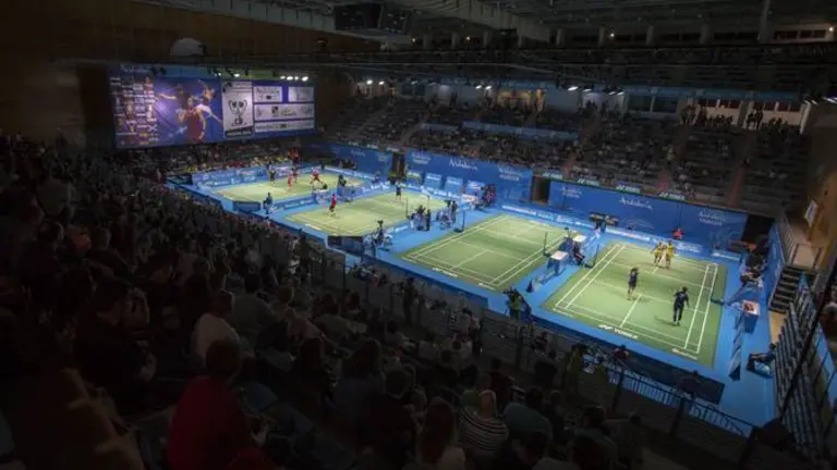 HUELVA, 27/04/18 HUELVA - CAMPEONATO EUROPEO DE BADMINTON .