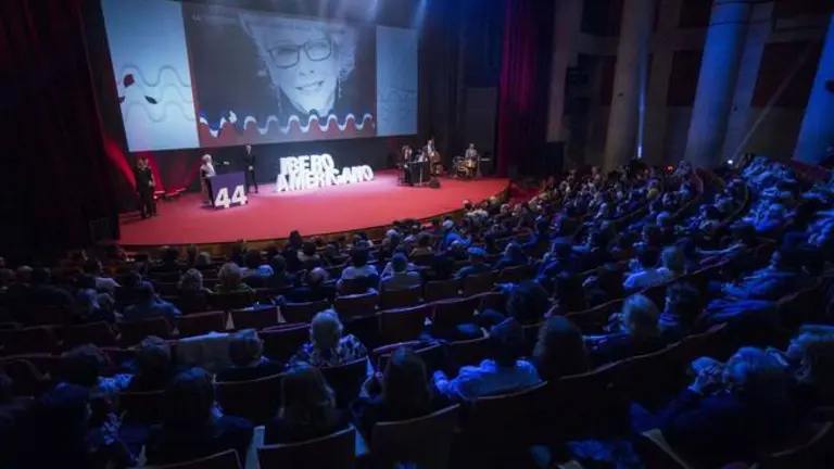 HUELVA - GALA CLAUSURA PREMIADOS 44 EDICION FESTIVAL DE HUELVA CINE IBEROAMERICANO .
Foto: ALBERTO DIAZ / FESTIVAL DE HUELVA CINE IBEROAMERICANO
