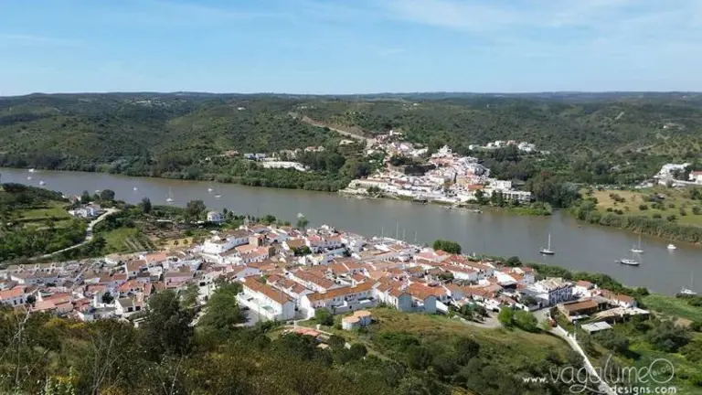 Panorámica de Sanlucar del Guadiana
