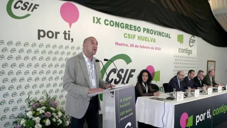 20.02.2020. Andaluc&iacute;a. Huelva. IX Congreso provincial CSIF Huelva. Foto: Gogo Lobato.