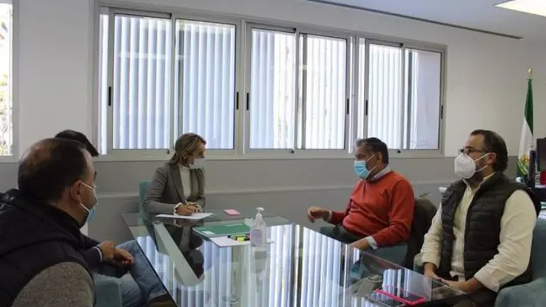 04/12/2020 Huelva.- La Junta muestra su "apoyo total" a la plataforma en defensa de la concertada 'Más Plurales'.

La delegada de la Junta de Andalucía en Huelva, Bella Verano, ha recibido este jueves a una representación de la plataforma 'Más Plurales', integrada por el presidente de las Escuelas Católicas de Huelva, Fabilio García, Pablo Rodríguez en nombre de las centrales sindicales Uso y FSIE, Abel Martínez como presidente de la Federación Andaluza de Asociaciones de Padres y Madres de la Enseñanza Privada (Fapyma) y Juan Pérez Hidalgo como responsable de la FEUSO.

ANDALUCÍA ESPAÑA EUROPA HUELVA SOCIEDAD
JUNTA DE ANDALUCÍA.