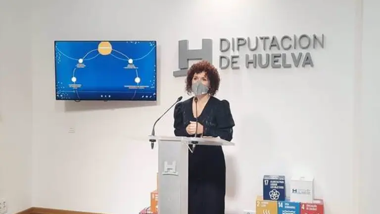 23/12/2020 La presidenta de la Diputación de Huelva, María Eugenia Limón, en la presentación del nuevo organigrama de la institución provincial.
POLITICA ANDALUCÍA ESPAÑA EUROPA HUELVA SOCIEDAD