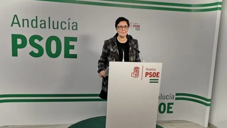 Susana Rivas en la sede socialista