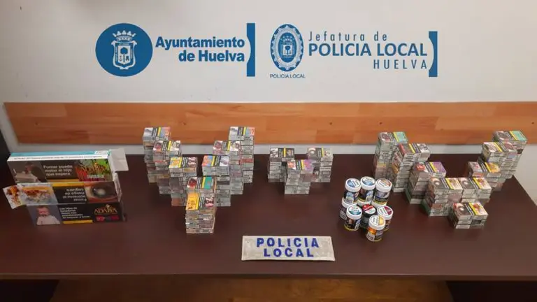 Tabaco incautado por la Polic&iacute;a Local