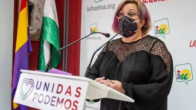 M&oacute;nica Rossi durante una rueda de prensa