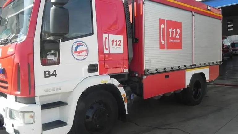 Vehículo del Consorcio Provincial de Bomberos.