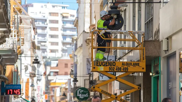 Renovación alumbrado calles centro (2)