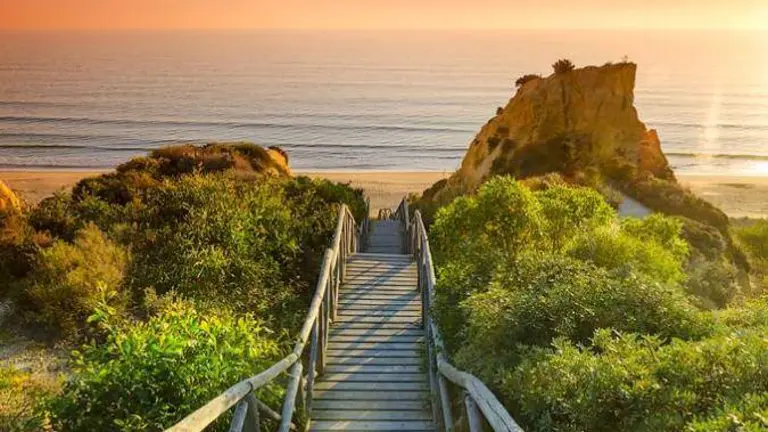 Playa Cuesta Maneli, en el Asperillo junto a Doñana.
