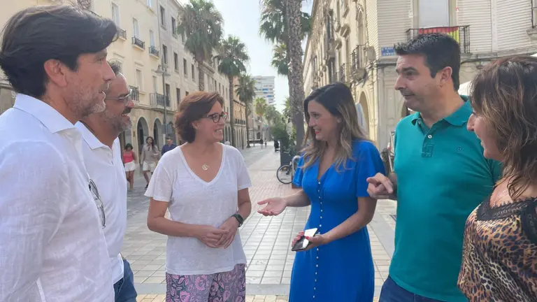 María Márquez, en el centro de la imagen.