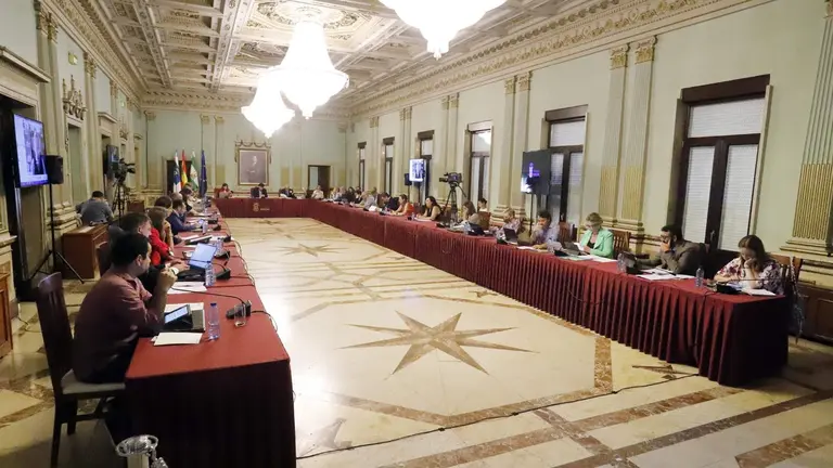 Imagen del Pleno celebrado en el día de hoy