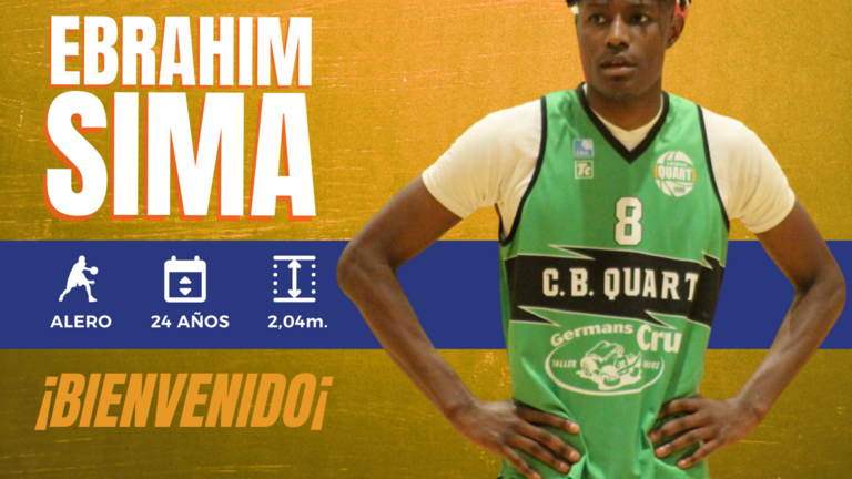 Sima firma con el CDB Enrique Benítez.