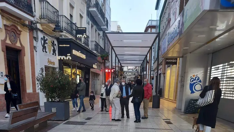 Centro Comercial abierto de Huelva.