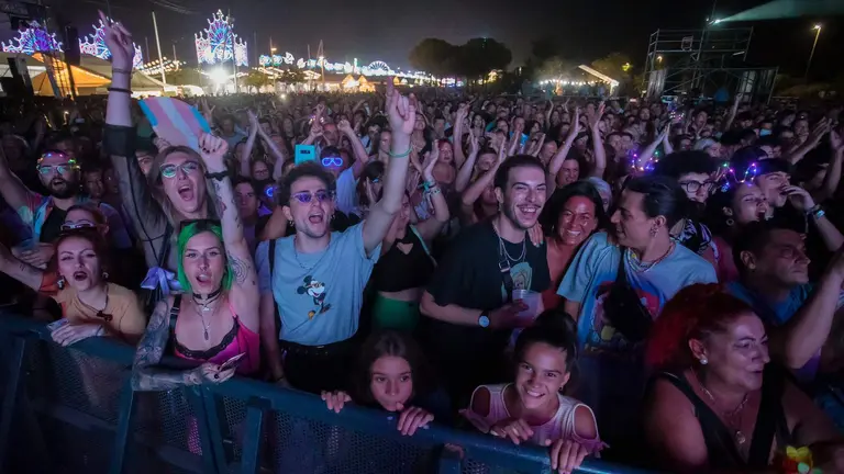 Masiva asistencia a los conciertos.