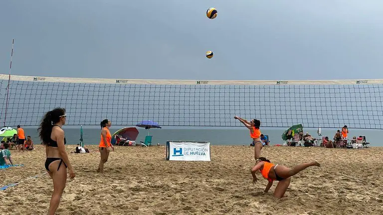 Momento de uno de los partidos