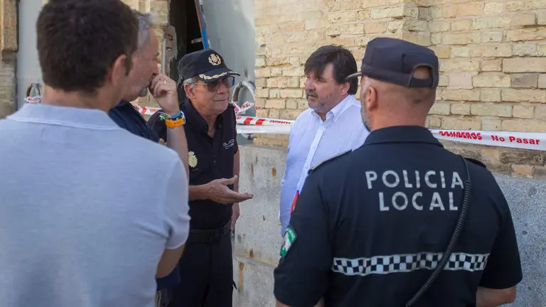 Visita del alcalde a la Estación de Trenes