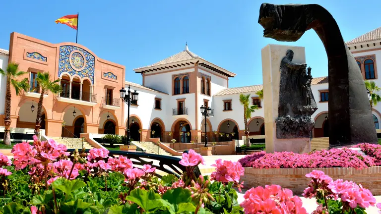 Plaza de España en Palos de la Frontera