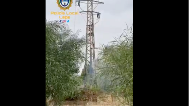 Publicación en Facebook de la Policía Local de Lepe