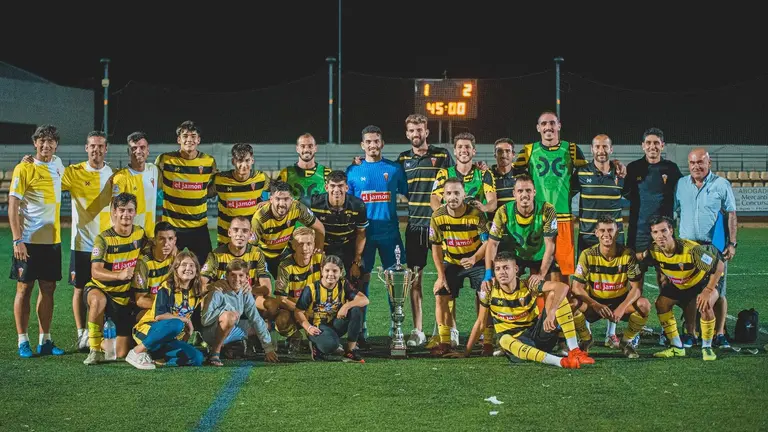 El San Roque de Lepe tras ganar en Ayamonte.