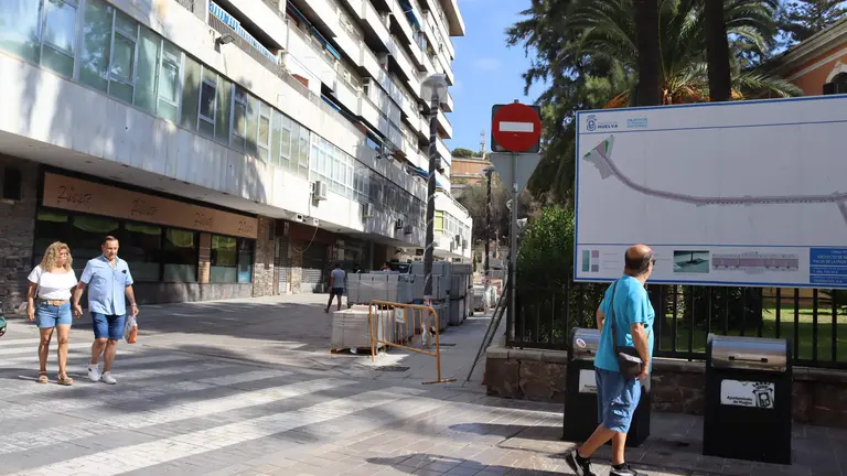 Obras calle Palos y aledaños.