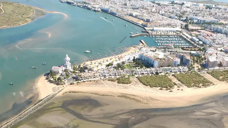Isla Cristina a vista de pájaro
