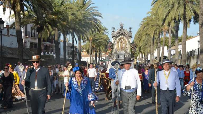 Un momento de la Romería en honor a la Virgen de los Milagros