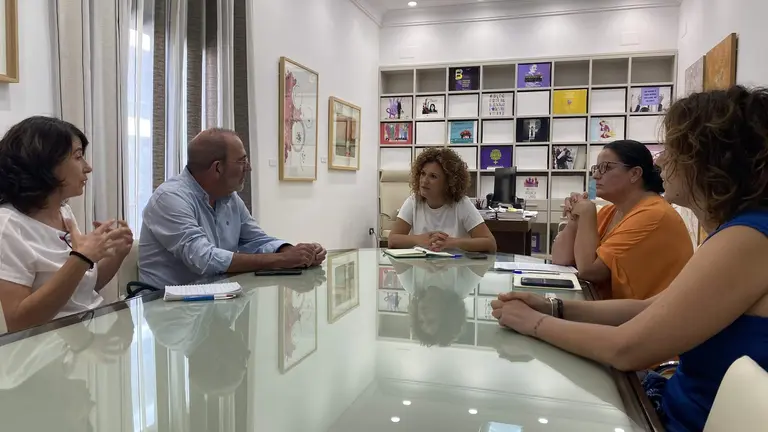 Reunión en la Diputación.