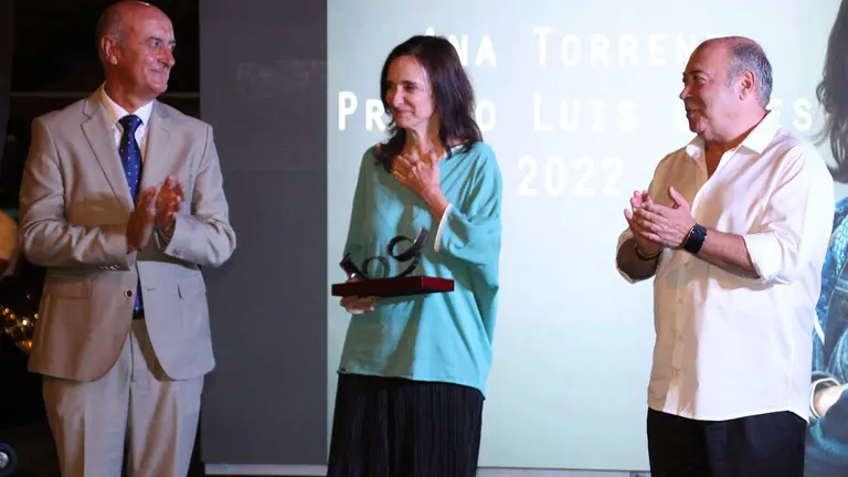 Ana Torrent, Premio 'Luis Ciges' 2022, Juan Manuel González y Francisco Zamudio