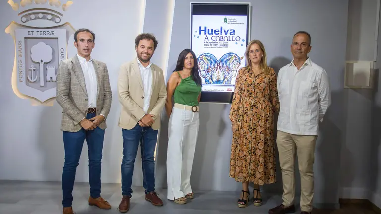 Presentación de Huelva a caballo