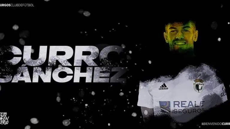 Curro Sánchez llega al Burgos CF.