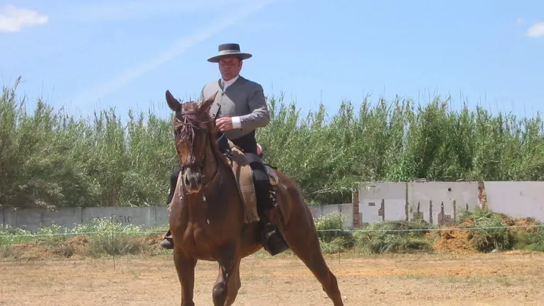 Jos&eacute; Tirado, uno de los excampeones de Doma a la Vaquera en Espa&ntilde;a