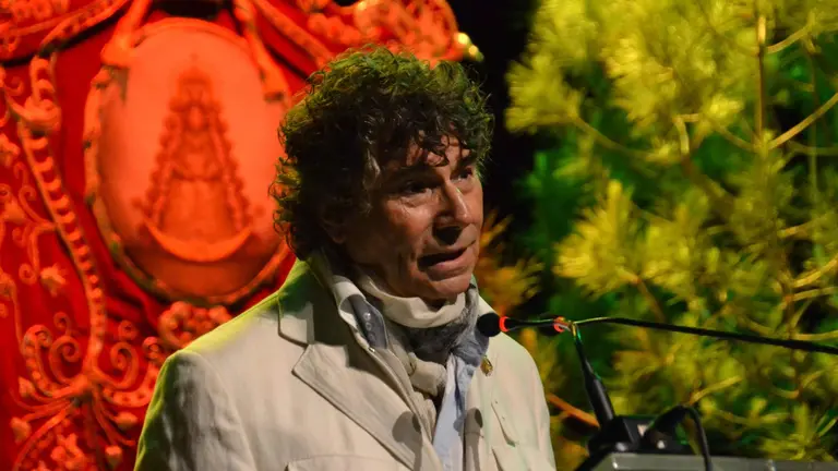 Jesús Quintero cuando fue Cronista oficial de El Rocío