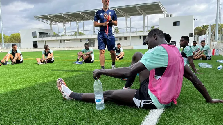 Abel Gómez con el Recreativo,