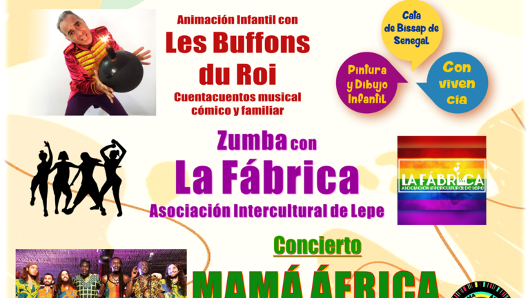 Cartel de la Fiesta por la Convivencia Intercultural de Lepe