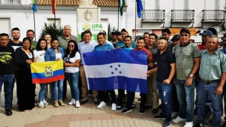 Despedida de trabajadores de Honduras y Ecuador el pasado a&ntilde;o.