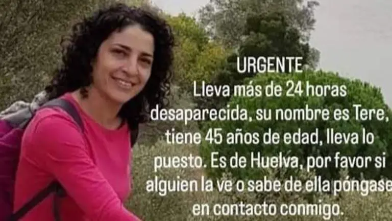 Imagen compartida en redes sociales para contribuir en su busqueda