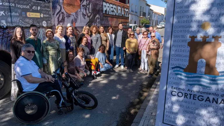 Imagen del acto en la Sierra.
