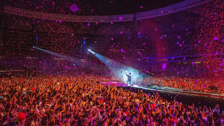 Manuel Carrasco, en el histórico concierto de junio en Sevilla.