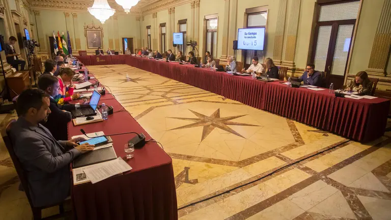Pleno del mes de septiembre celebrado esta ma&ntilde;ana en el Ayuntamiento de la capital.
