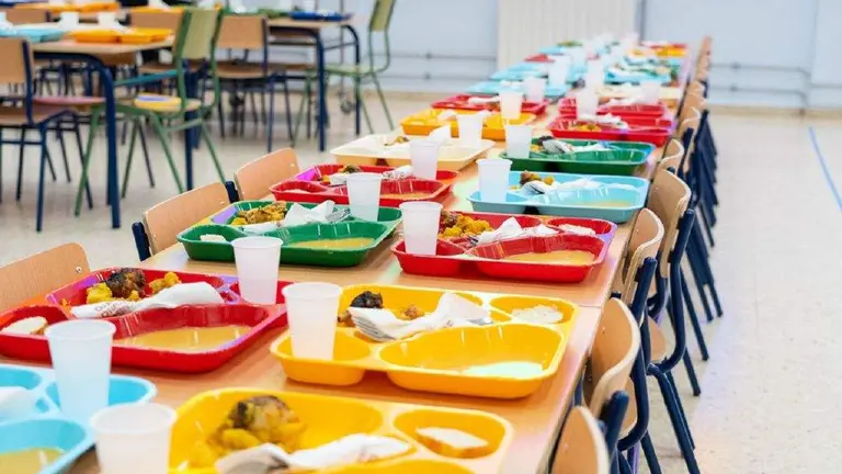 Imagen de un comedor escolar