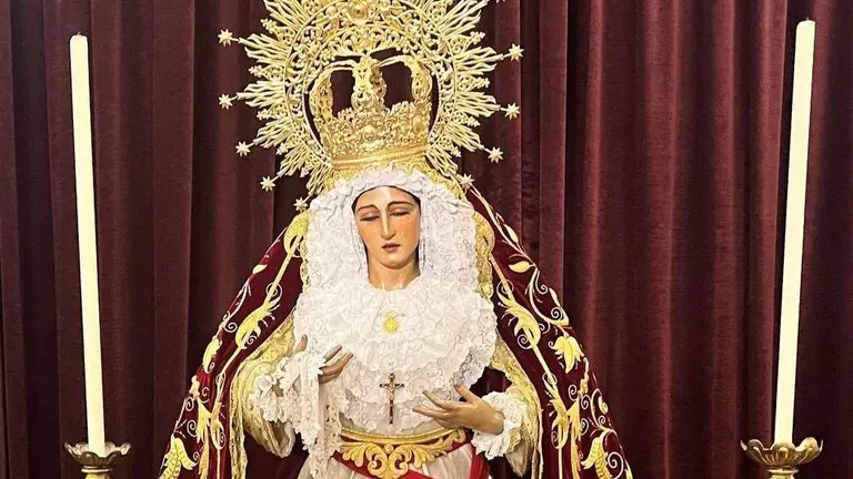 Imagen de la Sant&iacute;sima Virgen de la Amargura