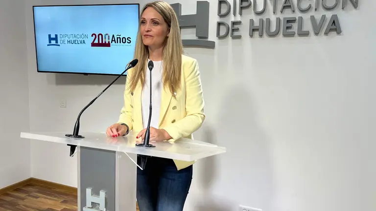 María Ponce en su comparecencia pública