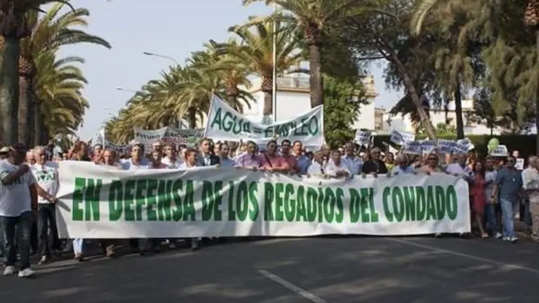 Reivindicaci&oacute;n de los trasvases de agua al Condado.