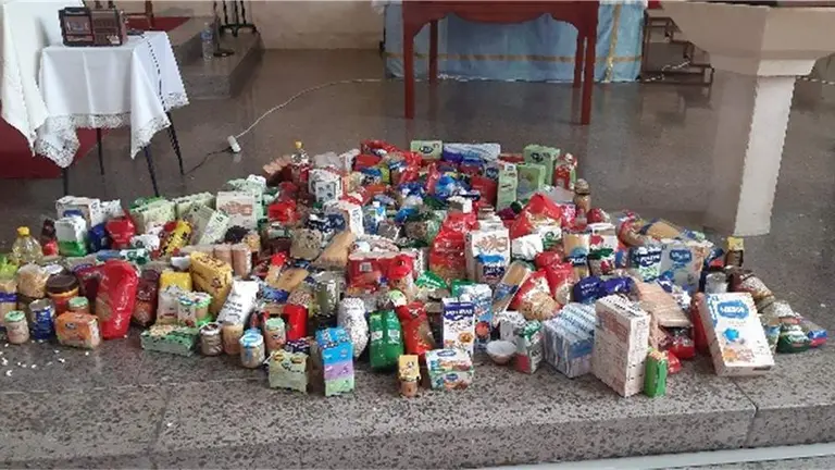 Recogida solidaria del colegio La Hispanidad