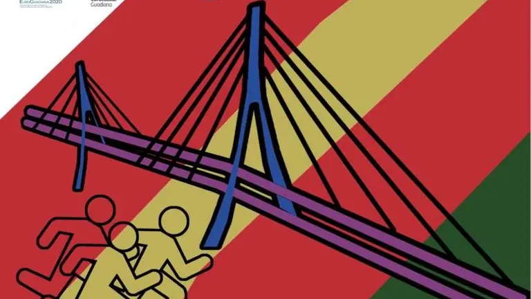 Cartel del X Millas del Guadiana