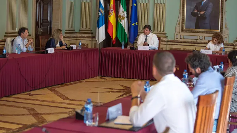 Reuni&oacute;n Agencia Espacial Espa&ntilde;ola en el Ayuntamiento.