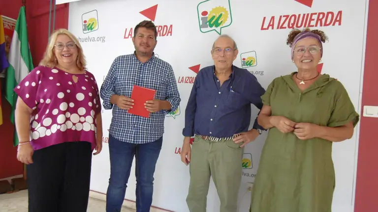Mónica Rossi (IU), Marcos Toti (IU), Pedro Antonio Pélaez y Encarnación Vera