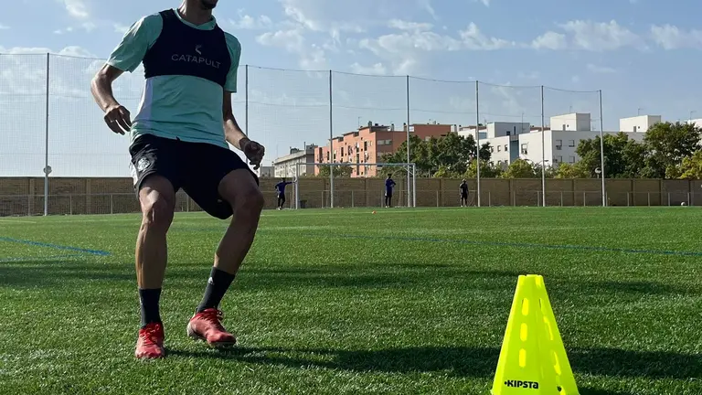 El Recre ha vuelto hoy a los entrenamientos.