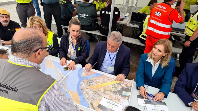 Puesto de mando del ejercicio.